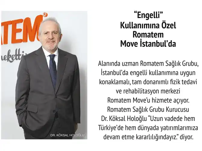 “Engelli” Kullanımına Özel Romatem Move İstanbul’da
